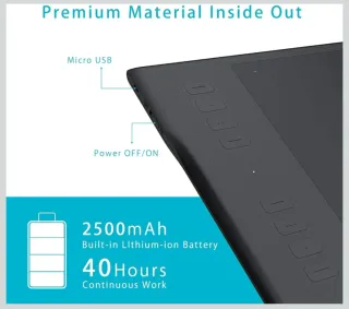 Tableta Gráfica Huion Q11K Wireless