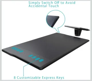 Tableta Gráfica Huion Q11K Wireless