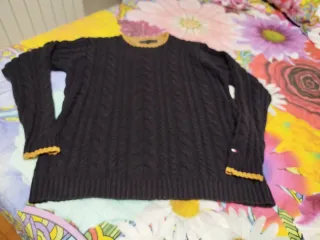 Jersey Tommy Hilfiger Hombre azul marino y Dorado