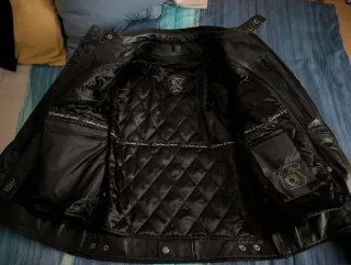 Chaqueta Moto DXR LEGEND CE Negra/Blanca