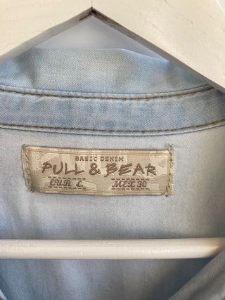 Camisa Vaquera Talla L Manga ajustable