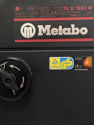 Metabo TK U 1693 W + Aspirador Magnum!!!!!