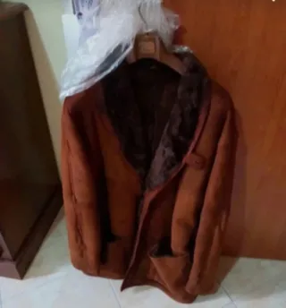 Montone uomo marrone