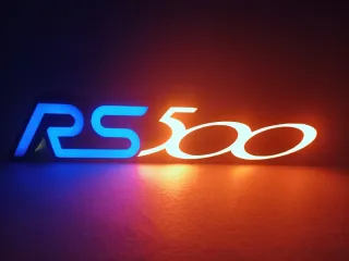 Letrero Ford Focus RS 500