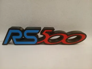 Letrero Ford Focus RS 500