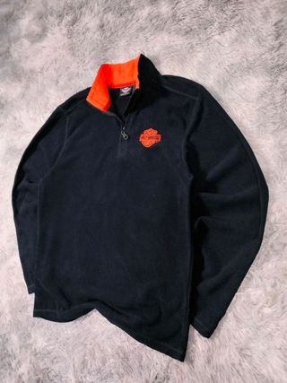 Chaqueta Polar Retro Harley Davidson con Cremaller