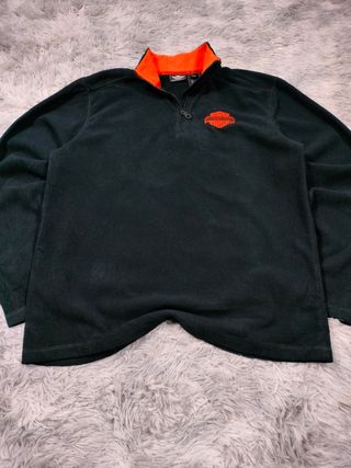 Chaqueta Polar Retro Harley Davidson con Cremaller