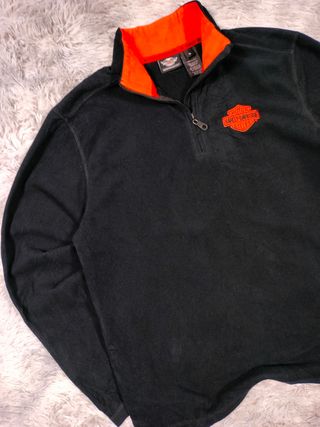 Chaqueta Polar Retro Harley Davidson con Cremaller