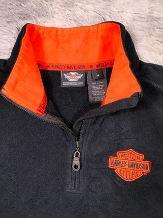Chaqueta Polar Retro Harley Davidson con Cremaller