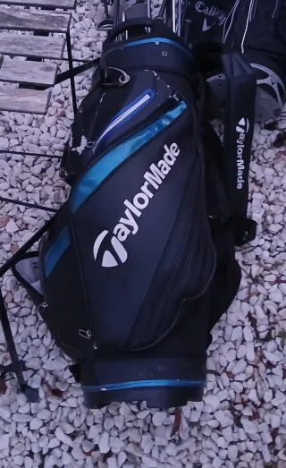 Bolsa de Golf TaylorMade Negra y Azul
