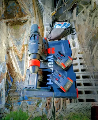 Taladro percutor a batería Würth