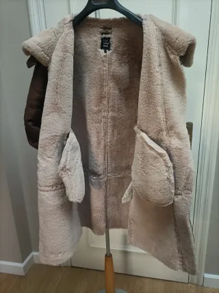 Abrigo Zara efecto borrego T-36/38