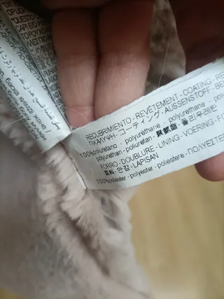 Abrigo Zara efecto borrego T-36/38