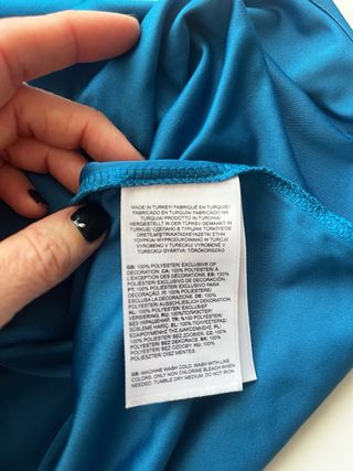 Camiseta The North Face azul manga corta