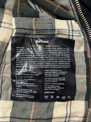 Cazadora Barbour encerada