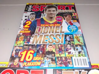 3 Revistas 48 posters messi fc barcelona