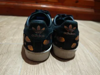 Adidas Superstar Negro Dorado
