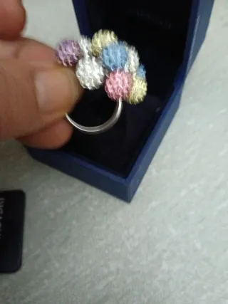 Anillo Swarovski Multicolor