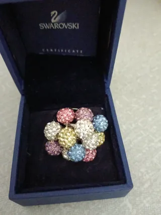 Anillo Swarovski Multicolor