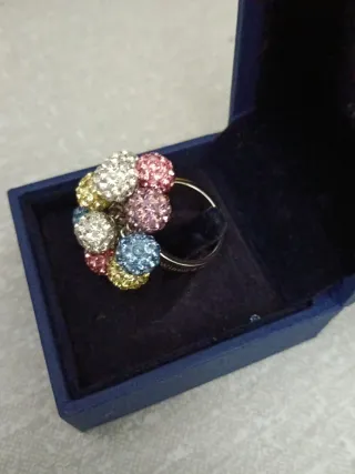 Anillo Swarovski Multicolor