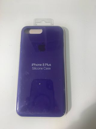 Custodia in silicone per iPhone 8 Plus Apple Viola