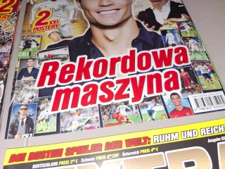 4 Revistas 67 posters real madrid ronaldo