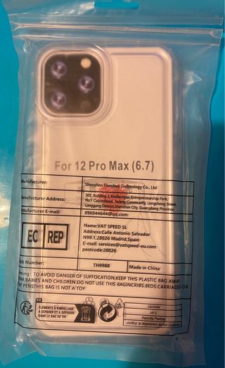 Custodia iPhone 12 Pro Max (6.7) Trasparente