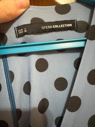 Mono Sfera lunares azul y negro talla S