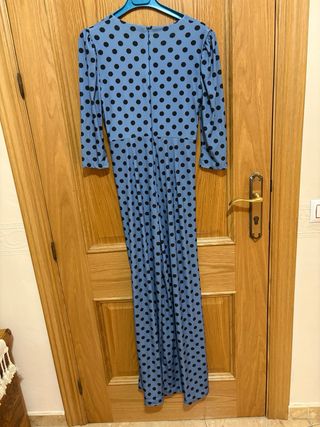 Mono Sfera lunares azul y negro talla S