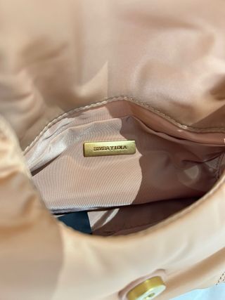 Bolso Bimba y Lola Beige y Dorado