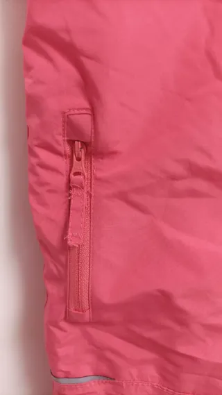 Mono Peto Esquí Niña Rosa