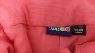 Mono Peto Esquí Niña Rosa