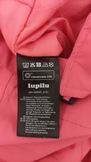 Mono Peto Esquí Niña Rosa