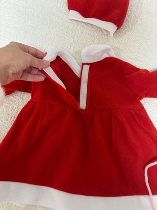 Traje Mamá Noel bebé 9/12 meses