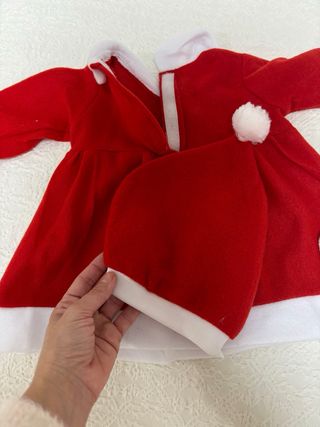 Traje Mamá Noel bebé 9/12 meses