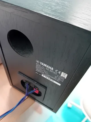 Minicadena Yamaha Plata y Negra