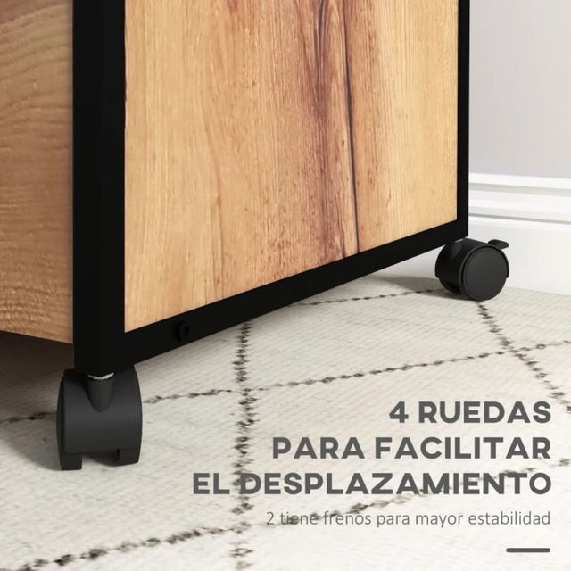 Cajonera de oficina madera y metal