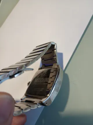 Orologio Moschino Uomo Argento Bianco