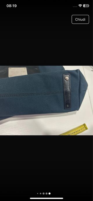 Borsa Trussardi Pelle Nera e Argento