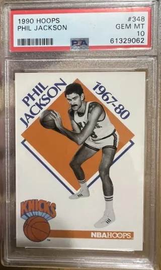 1990 Hoops Phil Jackson PSA 10 Chicago Bulls