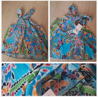 Top Zara Mujer Estampado Paisley Talla L