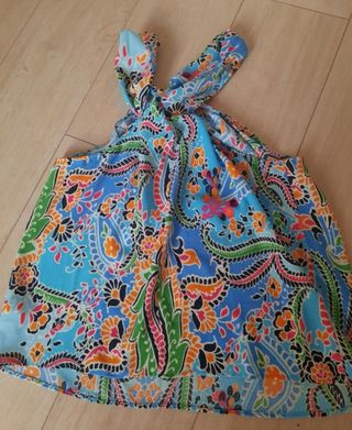 Top Zara Mujer Estampado Paisley Talla L