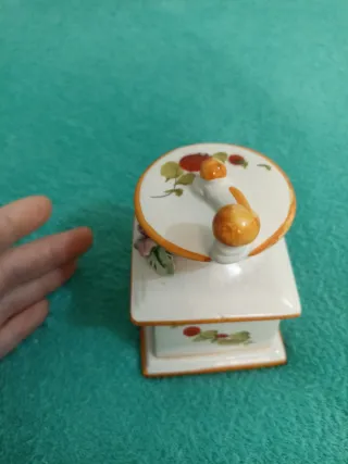 Macchina caffè ceramica decorata