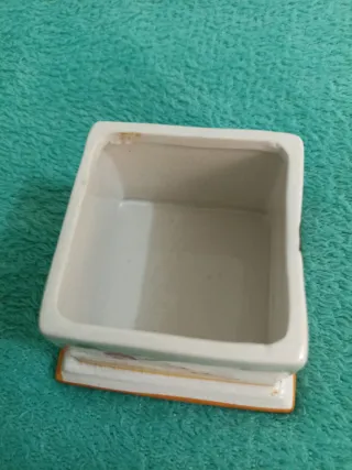 Macchina caffè ceramica decorata