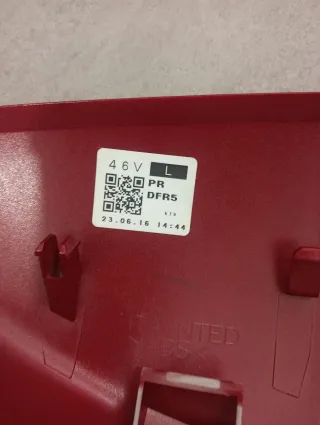 Carcasas Retrovisores Mazda BP Rojas