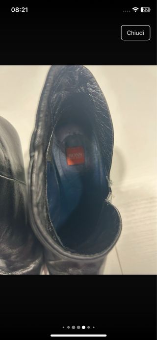 Stivaletti Hugo Boss neri