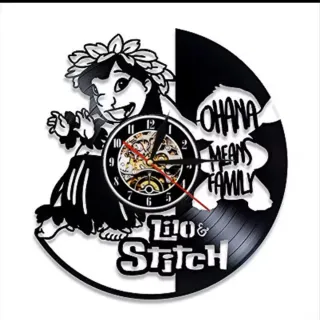 Reloj Lilo & Stitch con mando y led trasera(nuevo)