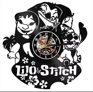 Reloj Lilo & Stitch con mando y led trasera(nuevo)