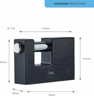 Lucchetto Yale 90mm