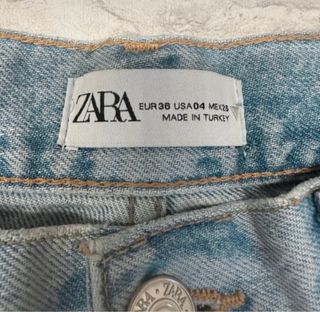 Jeans Wide Leg  Rotos Zara